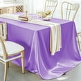 thumbnail image 4 of Satin Tablecloth Polyester Fabric Wedding Banquet Decor Restaurant Table Cover Home Dining Decor Event Table linen, 4 of 6