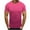 Hot Pink, variant on Men's Big and Tal Summer Streetwear Causal T Shirts Ombre Tropical Print Crewneck Short Sleeve Tee Shirts Tops Size S-5XL Purple