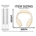 thumbnail image 2 of Unfinished Wood Headphones Shape 6" / 1/4", 2 of 3