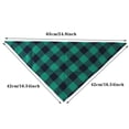thumbnail image 2 of Stylish Holiday Pet Dog Bandanas Triangle Towel Bib Accessory for Small Medium Large and Felines Festive Xmas Design Print, 2 of 5