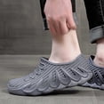 thumbnail image 5 of Crunowin Women's Comfort Rain Shoes, Soft Sole Low-Cut Waterproof Non-Slip Stylish Wide Size Outdoor Shoes Gray 9.5, 5 of 7