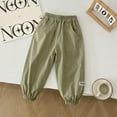 thumbnail image 2 of TAIAOJING Toddler Boys Kids Summer Casual Fashion Cargo Pants Solid Color Loose Sweatpants Trousers For Sports Activewear Trendy Baby Child Daliywear 12-18 Months, 2 of 5
