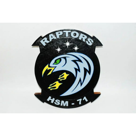 HSM-71 Raptors Plaque
