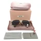 thumbnail image 1 of Miu Miu Sunglasses SMU52Z 7OE-5D1 Gold Aviator Frames with Gray Gradient Lenses, 1 of 6