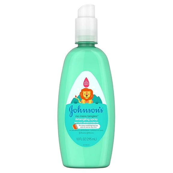 Johnson's No More Tangles Spray Detangler,10-Ounce Spray Bottles (Pack of 6)