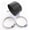 Black, variant on 3.5" 89mm Air Intake Intercooler Rubber Coupler With Clamps BLUE