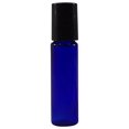 thumbnail image 2 of Roll-On / Glass Medicine Bottle, Amber Boston Cobalt Blue Round Bottles 10ML. 12Pack - For Essential Oils, Scents, Travel, Perfume Kitchen, Bath, Cooking, Labs, Laundry, Cosmetic.-Re-Usable -By Katzco, 2 of 7