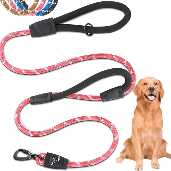Correa para perros Roam Gear de 6 pies con 2 asas acolchadas para tamaños medianos y grandes