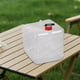 thumbnail image 1 of Contenedor de agua plegable, botella de agua transparente con asa, jarra de almacenamiento para acampar, cubo para fiestas deportivas, pesca, camping, 10 litros, 1 of 8