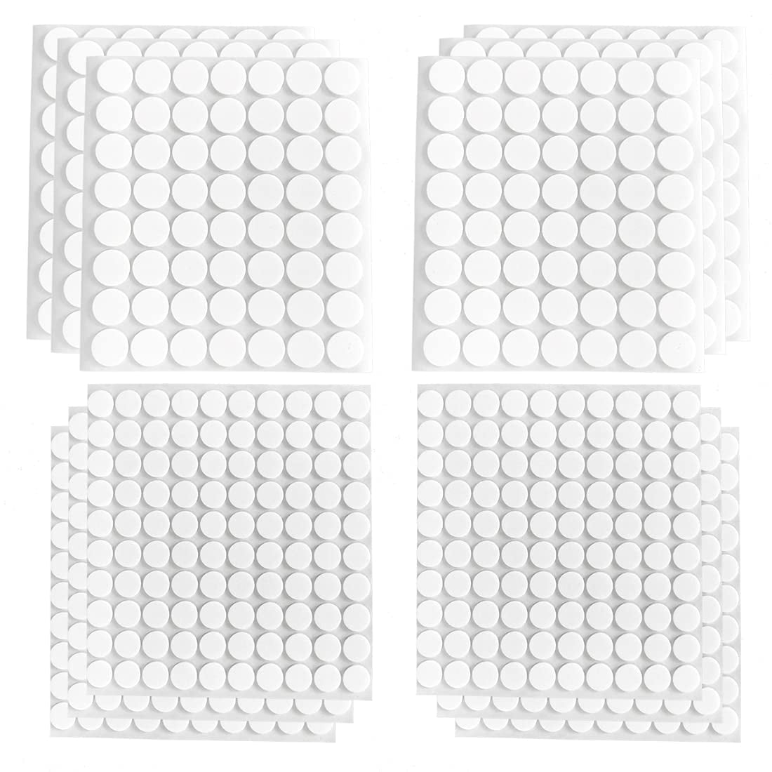 12 Sheets DoubleSided Foam Dots 2 Sizes 3D Adhesive Foam Pop Dots