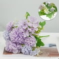 thumbnail image 4 of Cheers Artificial Flower Decorative Faux Silk Flower Non-fading 5 Forks Flower Combinations for Wedding, 4 of 7