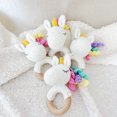thumbnail image 3 of Crochet Handmade Unicorn Amigurumi Toy – Soft, Colorful, and Ideal for Gifts and Home Decor, 3 of 5