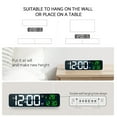 Battery Operated Atomic Clock with Auto , Digital Wall Clock/Digital