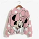 thumbnail image 3 of Sudadera con cuello redondo 3D para mujer, sudadera informal holgada con capucha, estética Harajuku, sudadera de Disney Mickey Mouse, pop coreano, 3 of 5
