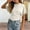 Beige, variant on Girls Korean Style Loose Fit Crewneck Short Sleeve T-Shirt Casual Basic Summer Top Versatile Solid Color Blouse Short Sleeve Shirt for Girls Tees Kids Tshirts Clothes Summer Tops T-Shirt