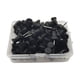 thumbnail image 1 of Chinchetas de madera negras, chinchetas de corcho negras para tablones de anuncios, mapas, fotos, calendarios, proyectos, 100 piezas, 1 of 5