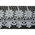 thumbnail image 2 of Lily 16" Wide White Venice Guipure Bridal Sewing Notions Lace Trim By Yardage, 2 of 3