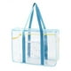 thumbnail image 2 of Bolso de asas transparente Yinane totalizador femenino impermeable de playa PVC Azul, 2 of 8