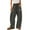 Dark Gray, variant on Simua Summer Casual Wide Leg Pants for Women Drawstring Baggy Barrel Sweatpants High Waist Lounge Trousers with Pockets