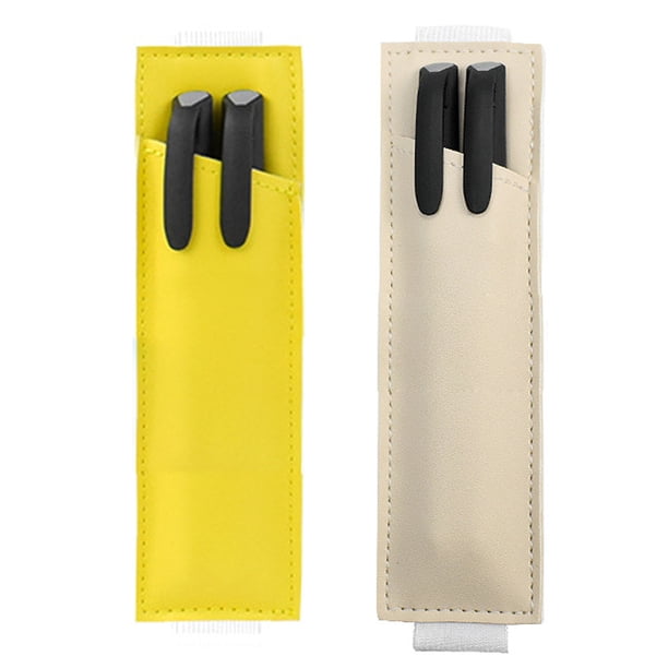 Portalápices de 2 uds, accesorios de cuero con funda para bolígrafo, banda elástica para la mayoría de tabletas, 17*4,5 cm