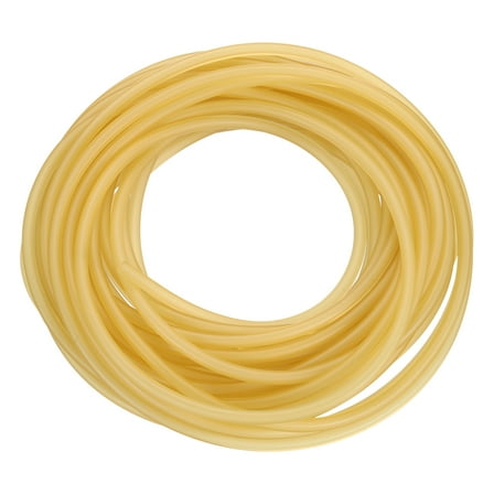 Uxcell 26 Ft(8M) Latex Rubber Tubing, 1/16"(2mm) ID x 3/16"(4mm) OD Sling Shot Rubber Bands Rubber Tubing Tube, Primary Color