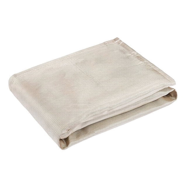 Tapete para fogatas: manta ignífuga de 99 x 99 cm para proteger el césped debajo de la fogata, en exteriores, interiores y terrazas de madera.