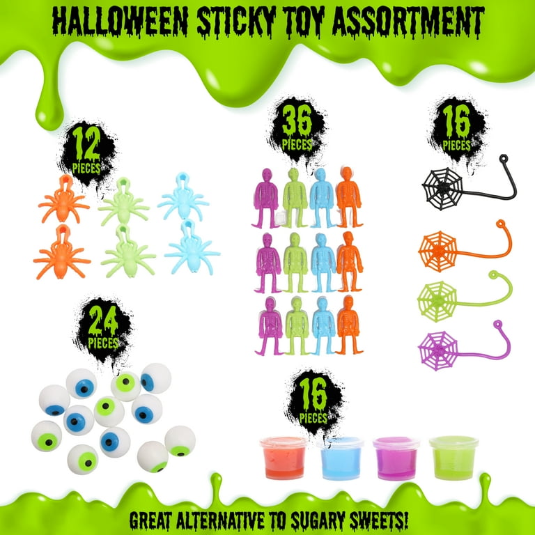 Bulk 150 Pc. Halloween Sticky Toy & Slime Assortment