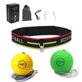 thumbnail image 4 of Pelota de reacción de boxeo, pelota de espuma de PU ajustable montada en la cabeza, pelota de goma, equipo deportivo de fitness, pelota de velocidad, 4 of 4