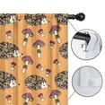 thumbnail image 4 of Blackout Kids Curtains,Hedgehog Mushroom Childrens Insulated Curtains Set Of 2,Bedroom Essentials,Toddler Room Decor 52"x84"(132x213cm), 4 of 4