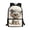 Cartoon Cat Smiling Face, variant on Uourmeti Fashion Backpack for Work Travel, 17 Inch Smooth Zipper School Backpack, Cartoon Dog Print