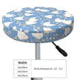 thumbnail image 2 of Uemuo Funny Chicken Pattern Round Bar Stool Seat Covers Washable Stool Cushion Slipcover Elastic Bar Chair Covers-, 2 of 7