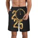 thumbnail image 1 of Balery 2025 Happy New Year Traje de Baño Estilo Hawaiano para Hombre, Shorts de Secado Rápido con Bolsillos-X-Large, 1 of 6