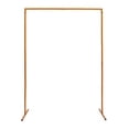 thumbnail image 3 of Wedding Arch Stand with Bases,Square Metal Flower Balloon Frame 6.6 x 4.9 Feet Square Garden Arch Metal Abor for Weddings Party Event Decoration, 3 of 6
