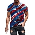 thumbnail image 1 of Camisetas de Manga Larga de los Hombres de Algodón Impresión Fallow Cuello Redondo Camiseta de Manga Corta, Unisex Casual Moda Superior, Mano Lavado Primavera Verano, 1 of 7