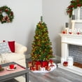 thumbnail image 6 of Nearly Natural 5ft. Norway Mixed Pine Artificial Christmas Tree with 200 Clear LED Lights, Pine Cones and Berries, 6 of 10