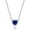 Titanic Heart of the Ocean, variant on Mother's Day Jewelry Gifts, Titanic Heart of the Ocean Necklace, Blue Crystal Heart Pendant Necklace For Women