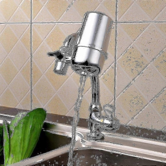 Faucet Water Filter - 7-Layer Ceramic Membrane System, Tap Purifier for Kitchen Sink Installation