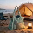 thumbnail image 6 of Kbndieu Large Mesh Beach Bag, Summer Zipper Beach Tote Bags, Mesh Toys Pool Travel Bag for Family Travel Vacation Cruise Essentials, 6 of 6