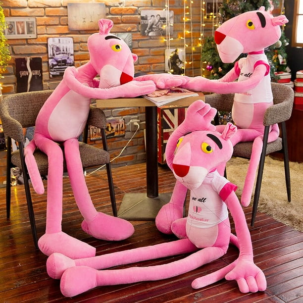 Disney juguetes de peluche de Pantera Rosa para ninos muneco de peluche suave de leopardo de dibujos animados Bodega Aurrera en linea