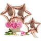 thumbnail image 2 of Globo de corazón de oro rosa, forma de corazón, globo de lámina inflable, para cumpleaños, día de San Valentín, 25 piezas, Oro Rosa Zefei Wu 9024735040262, 2 of 5
