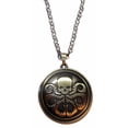 thumbnail image 1 of Captain America HYDRA Symbol Bronze Finish Pendant Necklace, 1 of 1