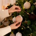 thumbnail image 5 of Hanging Ball Ornaments for Christmas Tree, Plastic Holiday Decorations Set, 5 of 7