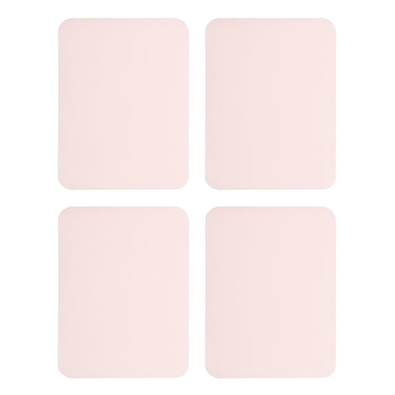 Uxcell 4Pcs Iron on Patches for Clothing Repair, Mending Fabric Repair Patch Cotton for Clothes Pants Bags, 5x4 Inch Light Pink