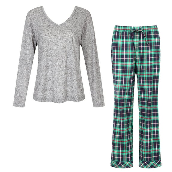 Richie House Women's Two Piece Pajama Set with Pants RHW2841
