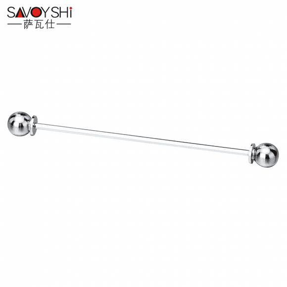 (Gift Of K) Men's shirt simple round head collar bar neck pin