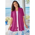 thumbnail image 2 of Woman Within Plus Size Lightweight Open Front Cardigan Sweater, 2 of 5