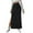 C-Black630, variant on Womens Skirts Knitted Ribbed High Waist Side Slit Slim Fit Maxi Skirt Solid Color Sweater Soft Skirt