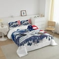 thumbnail image 3 of 3D Airplane Bedding Set for Adults,Aircraft Queen Comforter Set,American Flag Down Comforter,Snow Mountain Pines Bed Set, 3 of 7