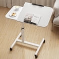 thumbnail image 1 of Gaderth Table au-Dessus du Lit avec Roues Pivotantes, Table de Chevet Mobile à Hauteur Réglable 23,6 à 37,4 Pouces, Bureau Roulant pour Portable au-Dessus du Lit pour Lit d'Hôpital, Bureau à Domicile, Canapé, Chambre, 1 of 9