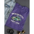 thumbnail image 3 of Wonderful Fast Life Retro Car Shaped T-Shirt Women -Image by Shutterstock, Female Medium, 3 of 4